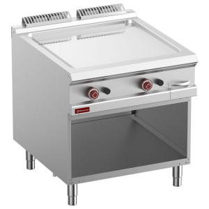 Diamond G9/PLCA8-N Freestanding Smooth Fry Top Gas Griddle On Neutral Open Cupboard