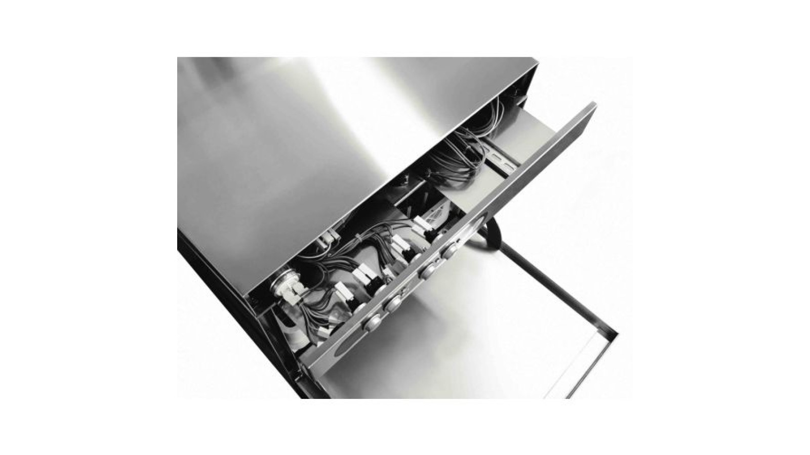 Adler AD50 500mm Basket Dishwasher with Gravity Drain & Chemical Pump, 18 Plates