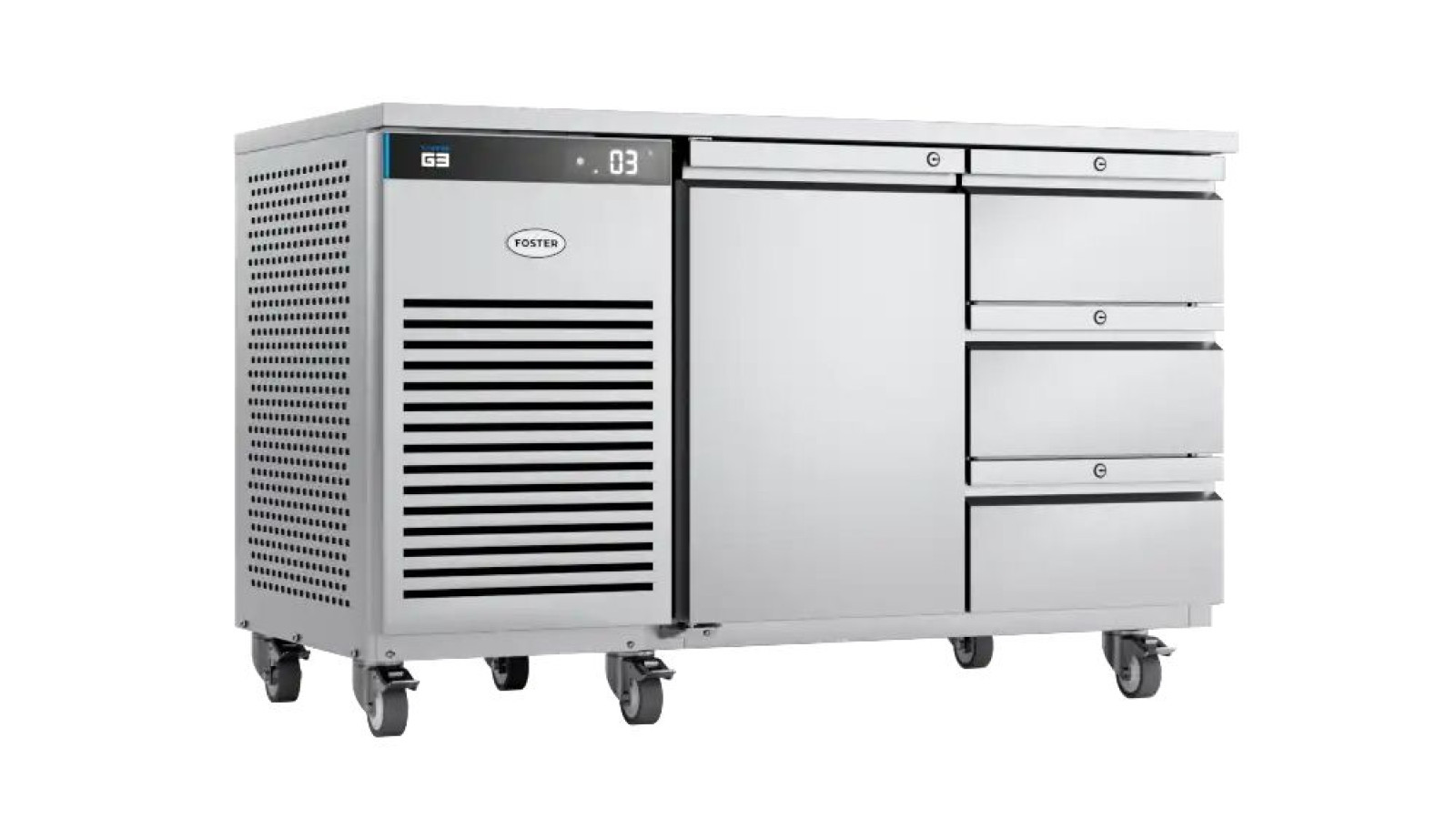 Foster EP1/2H/43-150 EcoPro G3 1 Door & 3 Drawer Refrigerated Counter, 280 Litres