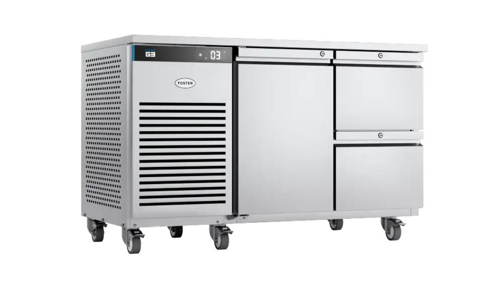 Foster EP1/2H/43-140 EcoPro G3 3 Door Refrigerated Counter, 280 Litres