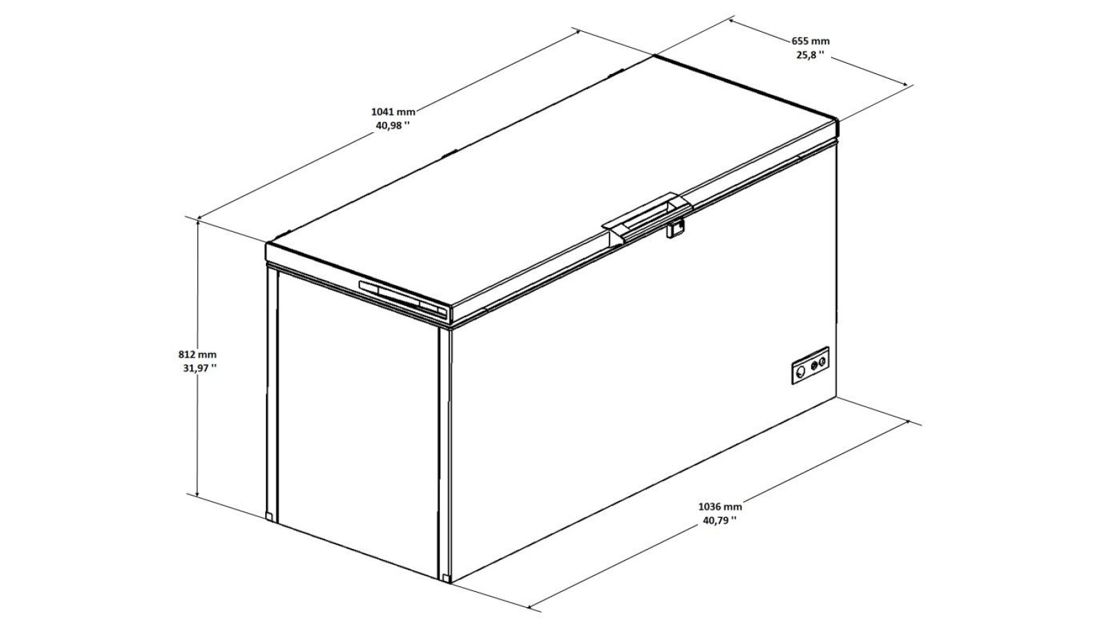 Sterling Pro Green SPC300 Chest Freezer / Chiller, 305 Litres