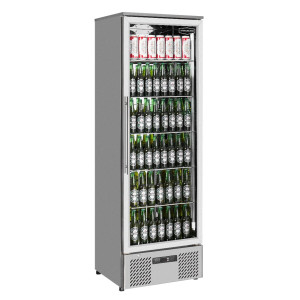 Sterling Pro Green SP110-STS Single Door Stainless Steel Upright Bottle Cooler, 293 Litres