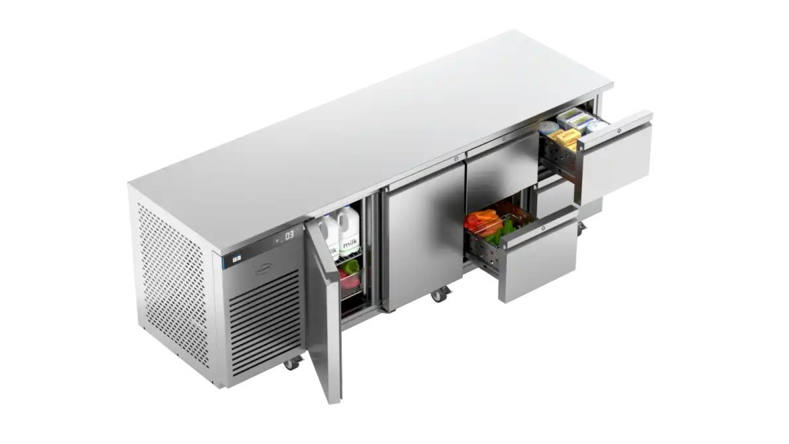 Foster EP1/4H/43-312 EcoPro G3 2 Door & 4 Drawer Refrigerated Counter, 585 Litres