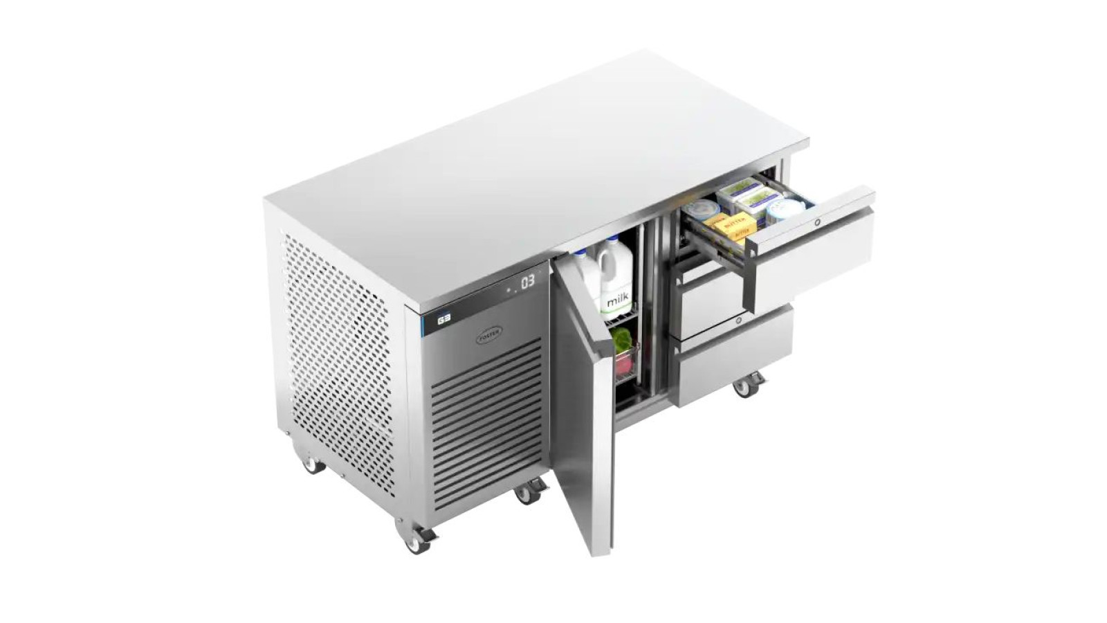 Foster EP1/2H/43-150 EcoPro G3 1 Door & 3 Drawer Refrigerated Counter, 280 Litres