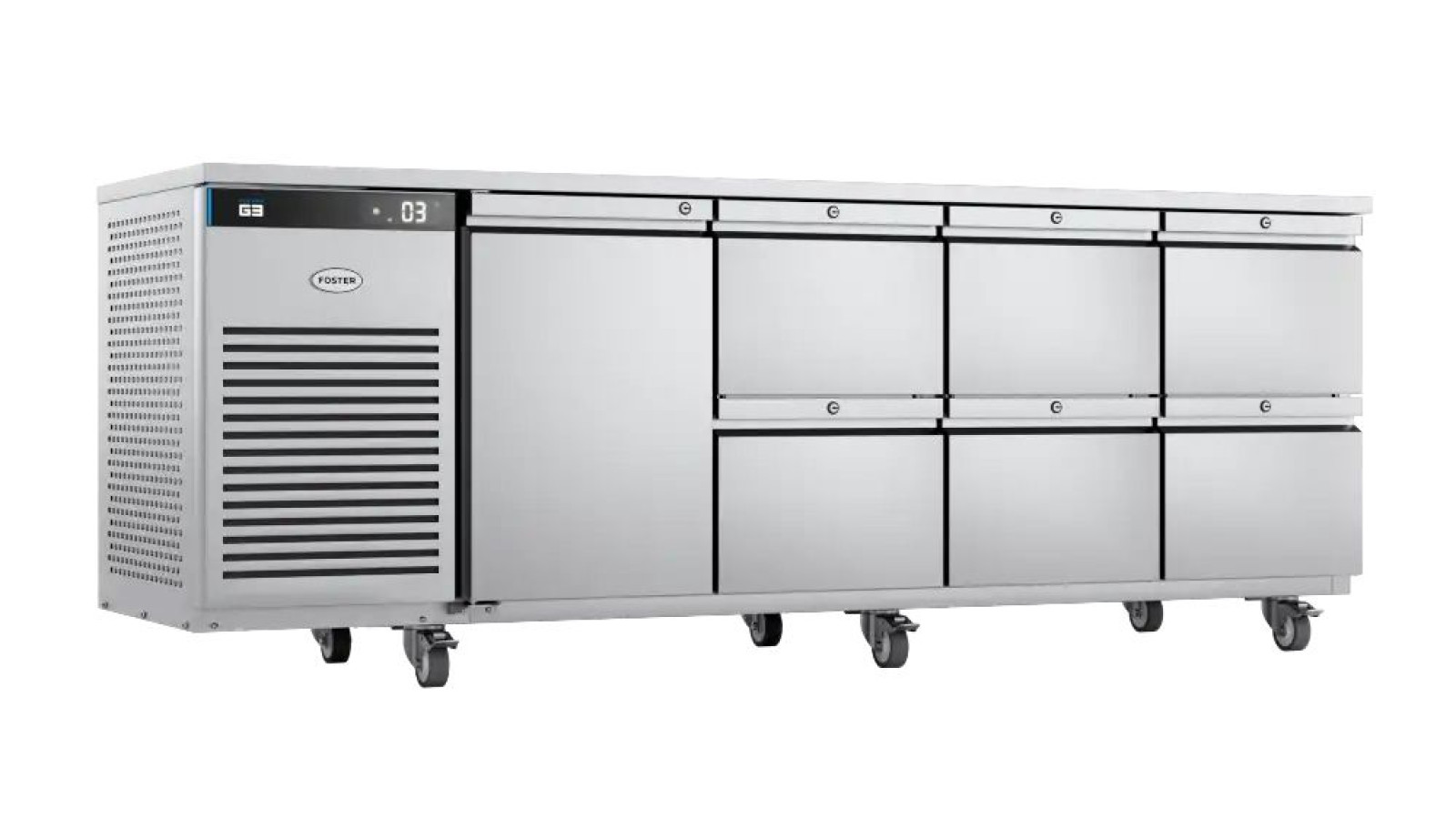 Foster EP1/4H/43-314 EcoPro G3 1 Door & 6 Drawer Refrigerated Counter, 585 Litres