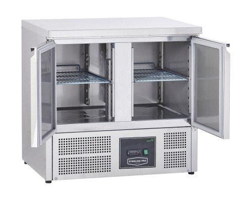 Sterling Pro Cobus SPU201 2 Door Undermounted Fridge Counter, 240 Litres