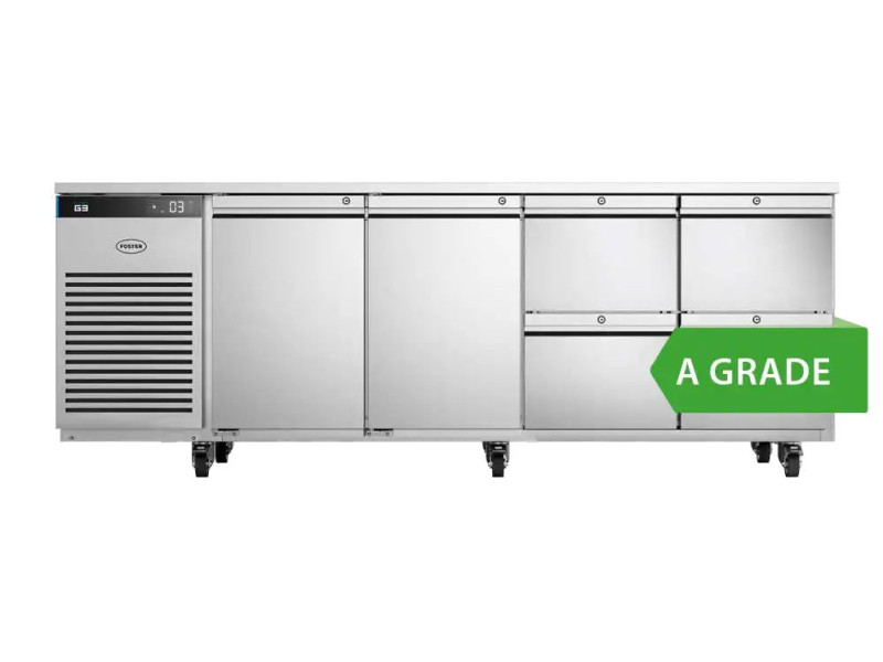 Foster EP1/4H/43-312 EcoPro G3 2 Door & 4 Drawer Refrigerated Counter, 585 Litres