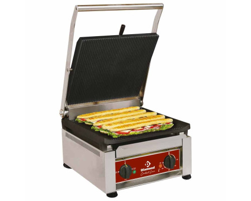 Diamond BIGFOOD/SN High Output Ribbed Contact Grill