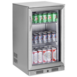 Sterling Pro Green SP1HC-STS Single Door Stainless Steel Bottle Cooler, 106 x 330ml Bottles