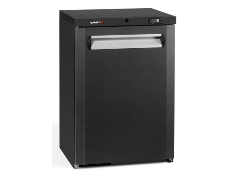 Gamko MG3/150R Maxiglass Right Hand Hinged Solid Single Door Undercounter Bottle Cooler, 150 Litres