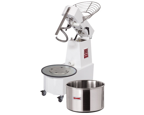 Diamond DH53AL/T2V Automatic 2 Speed Tilting Head Spiral Mixer On Wheels, 52 Liters