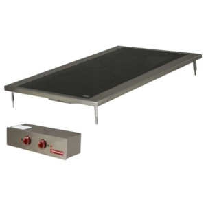 Diamond EDI/2VC4 Electric Vitroceramic Induction 2 Hob Cooker, 4.6kW