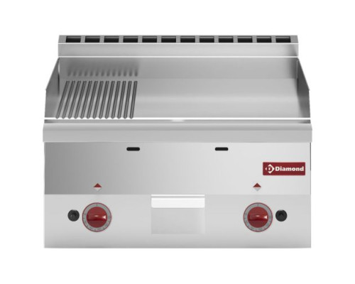 Diamond G60/PM6T-N 2/3 Smooth 1/3 Grooved Gas Chrome Cooking Plate