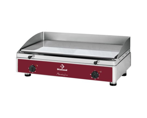 Diamond PLANCHA/3ELCR-N Smooth Top Electric Chrome Coated Cooking Surface Hot Plate