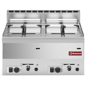 Diamond G60/F16-6T-N Double Basket Countertop Gas Fryer