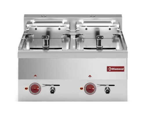 Diamond E60/F20-6T-9_9KW-N Double Basket Countertop Electric Fryer, 18kW