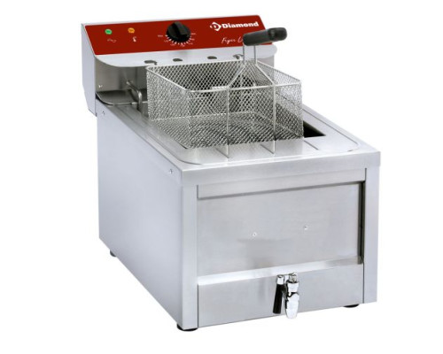 Diamond FSM-12ET/N Single Basket Countertop Electric Fryer, 9kW