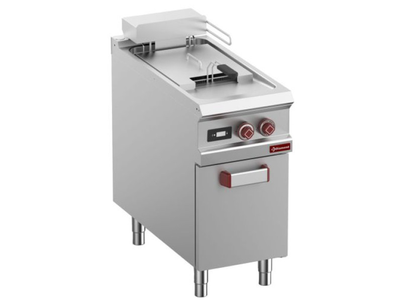 Diamond E9/F18A4-ND Single Basket Freestanding Electric Fryer On Neutral Closed Cupboard, 16kW