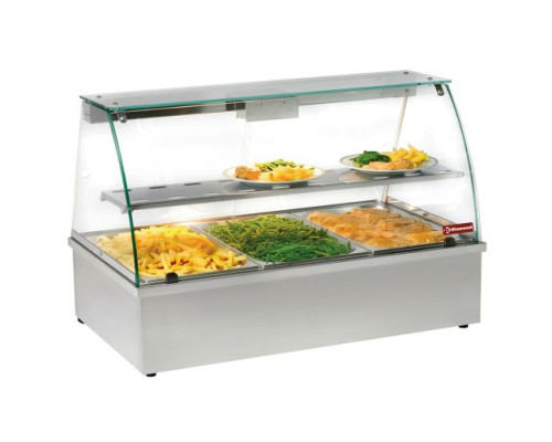 Diamond VBE-311 Counter-Top Heated Display Case, Bain-Marie