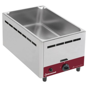 Diamond BMZR/XS Electric Table 1/1 GN Bain Marie, 150mm Deep