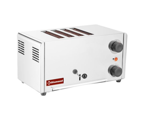Diamond D4GP-XP 4 Stainless Steel Slot Electric Toaster, 2.15kW