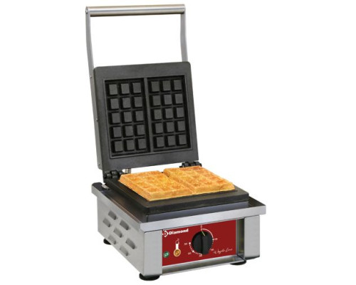 Diamond GB-3X5/N Electrical Waffle Iron, 2 Piece Capacity