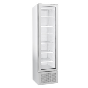 Sterling Pro Green BBVF225 Slimline Single Door Display Freezer, 221 Litres