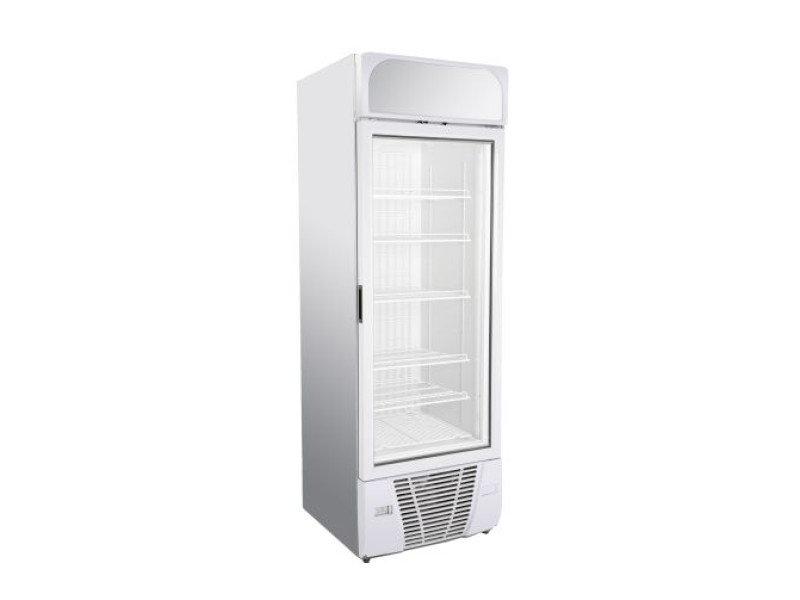 Sterling Pro Green BBVF500 Large Capacity White Single Door Display Freezer, 496 Litres