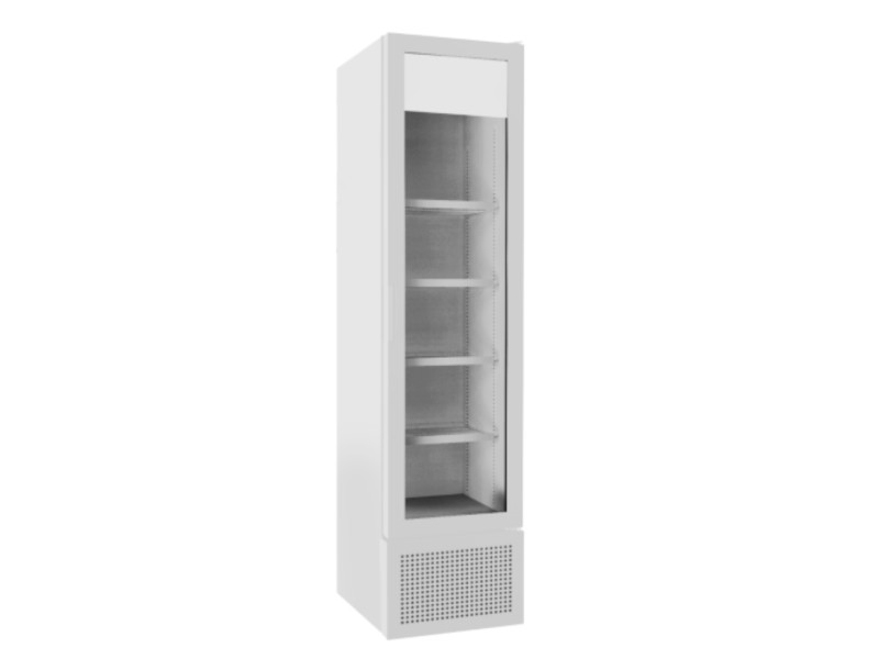 Sterling Pro Green BBS225WOC Slimline Single Door Display Chiller, 225 Litres