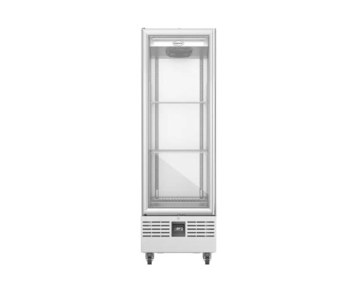 Foster FSL400G/11-307 Slimline Single Glass Door Refrigerated Upright Display Cabinet, 400 Litres