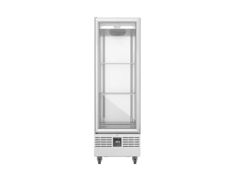 Foster FSL400G/11-307 Slimline Single Glass Door Refrigerated Upright Display Cabinet, 400 Litres