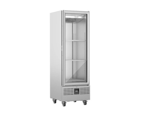 Foster FSL400G/11-310 Slimline Single Glass Door Refrigerated Upright Display Cabinet, 400 Litres