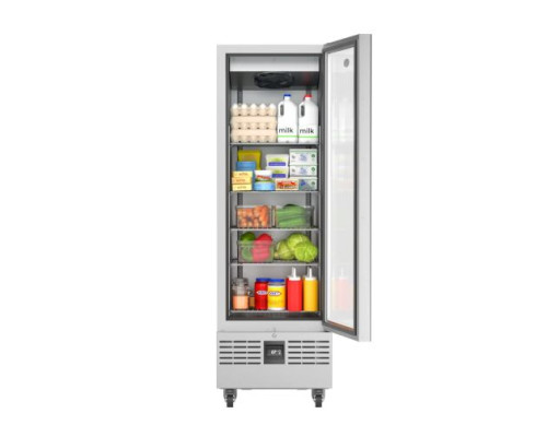 Foster FSL400G/11-310 Slimline Single Glass Door Refrigerated Upright Display Cabinet, 400 Litres