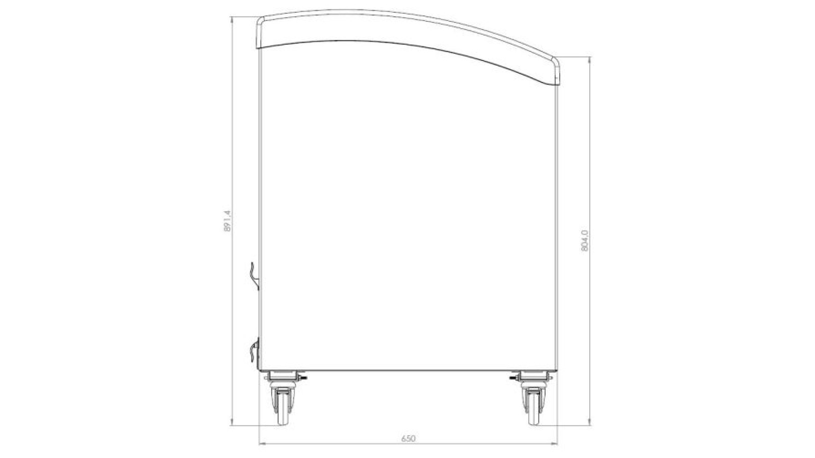 Sterling Pro Green SPC461GC Glass Sliding Lid Chest Freezer, 461 Litres