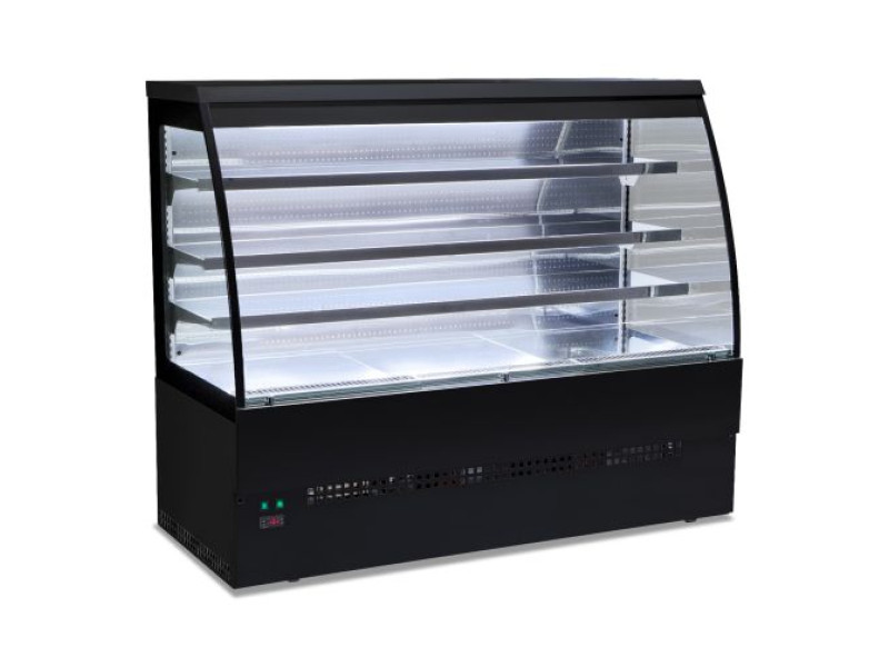 Sterling Pro EVO-SELF-120-BLACK Black Self Service Patisserie Counter, 1200mm