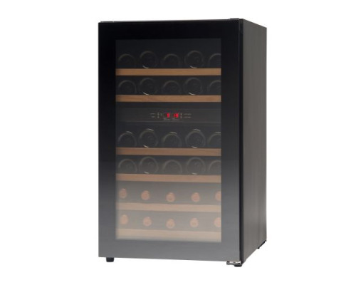 Vestfrost WFG 32 Glass Single Door Dual-Zone Compact Wine Cabinet, 38 X 750ml Bottles