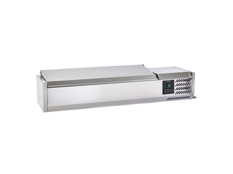 Sterling Pro Cobus SPT1200-330-SS Topping Well With Stainless Steel Lid, 5 X GN1/4