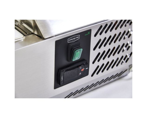 Sterling Pro Cobus SPT1200-330-SS Topping Well With Stainless Steel Lid, 5 X GN1/4