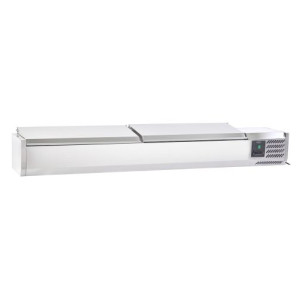 Sterling Pro Cobus SPT1800-330-SS Topping Well With Stainless Steel Lid, 8 X GN1/4