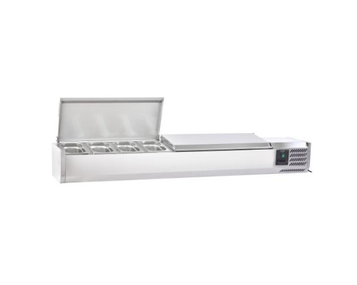 Sterling Pro Cobus SPT1800-330-SS Topping Well With Stainless Steel Lid, 8 X GN1/4