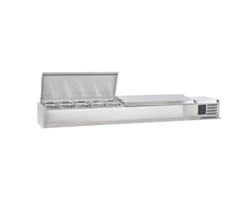 Sterling Pro Cobus SPT2000-330-SS Topping Well With Stainless Steel Lid, 10 X GN1/4