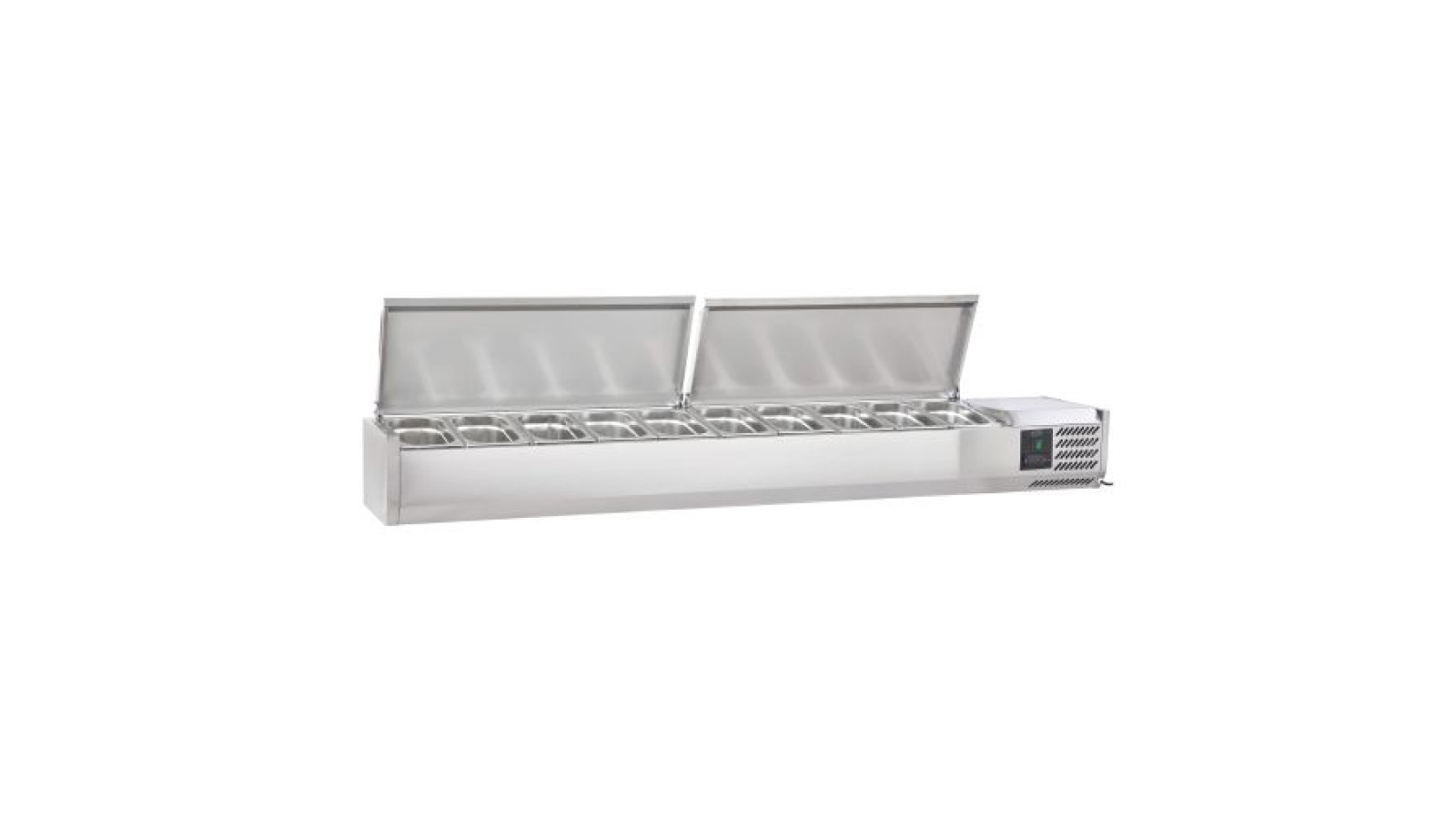 Sterling Pro Cobus SPT2000-330-SS Topping Well With Stainless Steel Lid, 10 X GN1/4