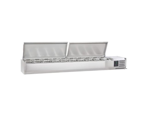 Sterling Pro Cobus SPT2000-330-SS Topping Well With Stainless Steel Lid, 10 X GN1/4