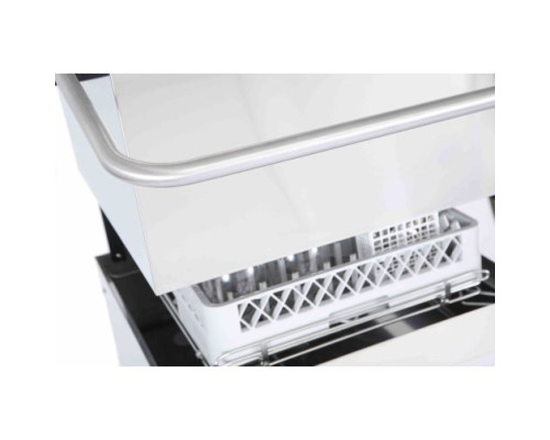 Adler AD1000-DPSO-TPH Passthrough Dishwasher With Chemical Pump, Drain Pump & Integral Water Softener - 18 Plates