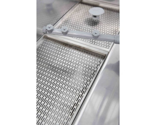 Adler AD1000-DPSO-TPH Passthrough Dishwasher With Chemical Pump, Drain Pump & Integral Water Softener - 18 Plates