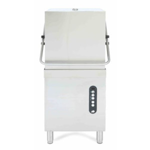 Adler AD1000-DPSO-TPH Passthrough Dishwasher With Chemical Pump, Drain Pump & Integral Water Softener - 18 Plates