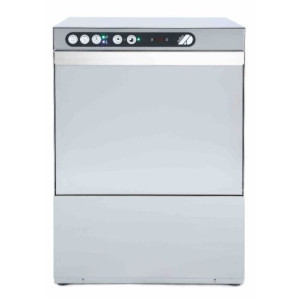 Adler AD40GL 400mm Basket Glasswasher With Gravity Drain & Chemical Pump, 16 Pint Capacity