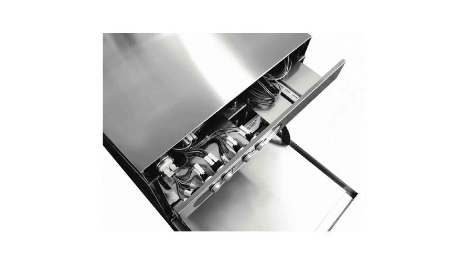Adler AD40GL-DPSO 400mm Basket Glasswasher With Chemical Pump, Drain Pump & Integral Water Softener, 16 Pint Capacity