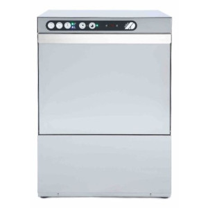 Adler AD40GL-DPSO 400mm Basket Glasswasher With Chemical Pump, Drain Pump & Integral Water Softener, 16 Pint Capacity