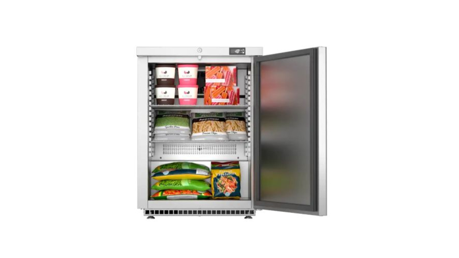 Foster LR150/13-104 Single Door Undercounter Cabinet Freezer, 150 Litres